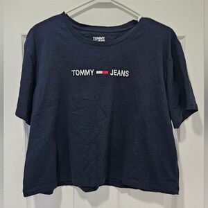 Tommy Hilfiger Dark Blue Crop Tee